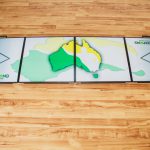 Down Under beer pong table graphics