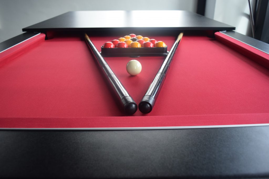Dining Pool Table With Accessories
