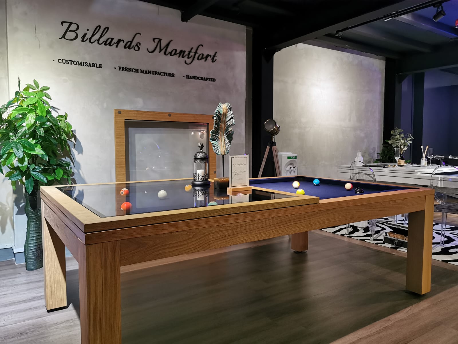 Pool Dining Table Sample