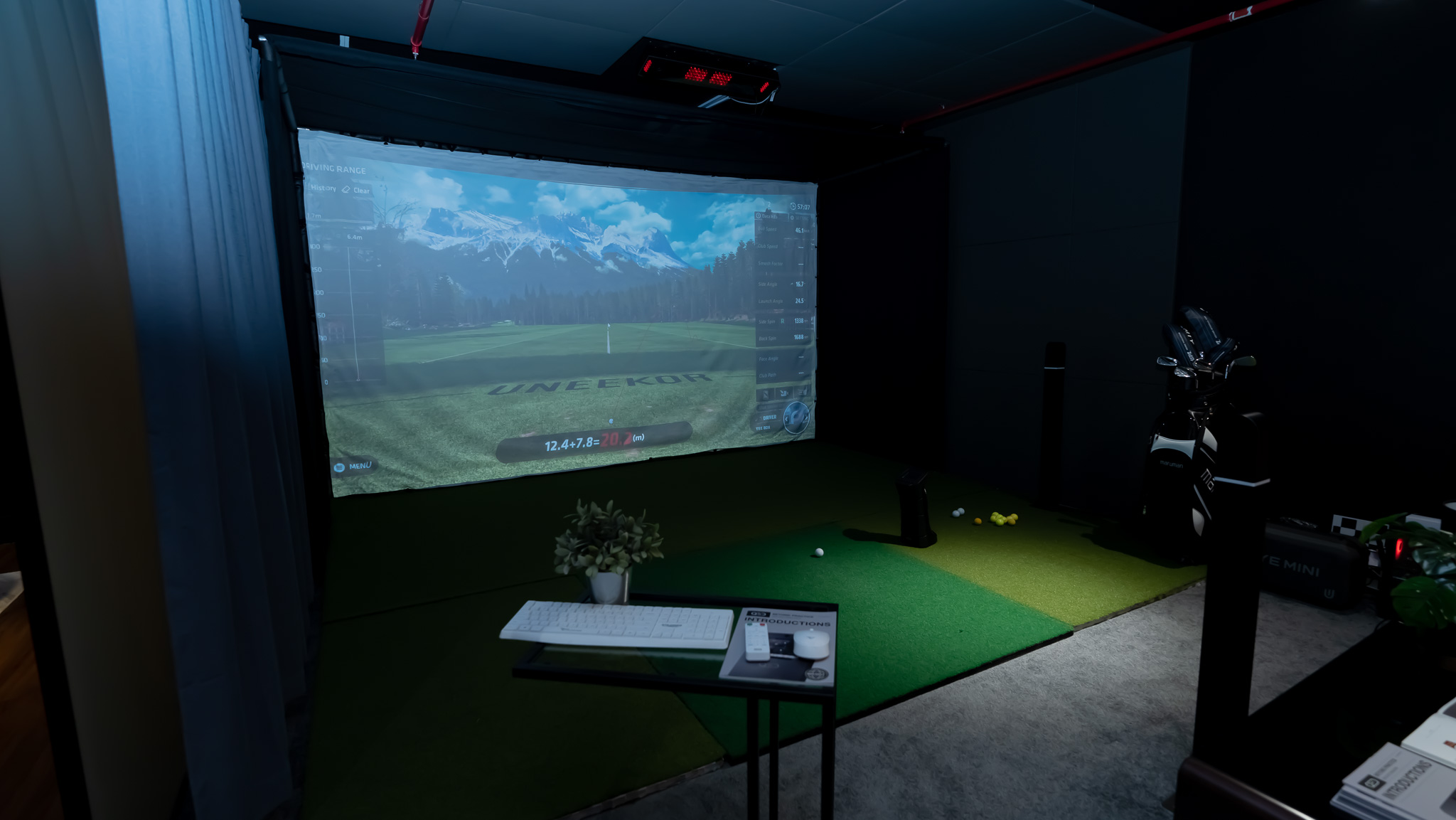 Golf Simulator Side View