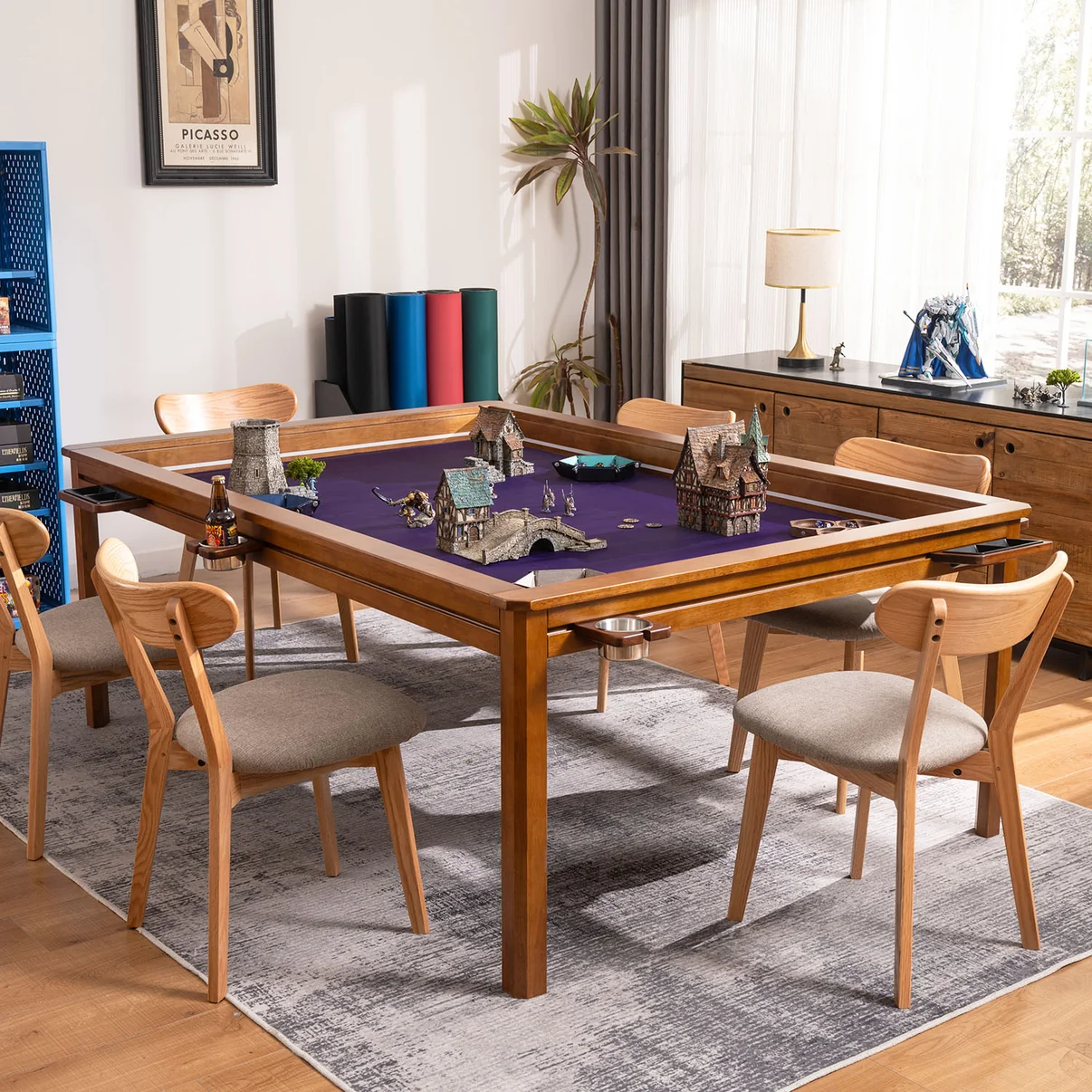 LED Kingswood 6ft game table with LED The Mens Cave Singapore