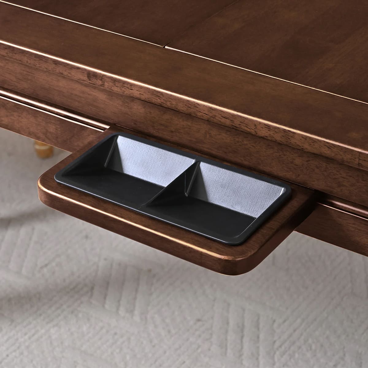 Kingswood deck and discard holders crafted from solid wood in Chivalrious Cherry